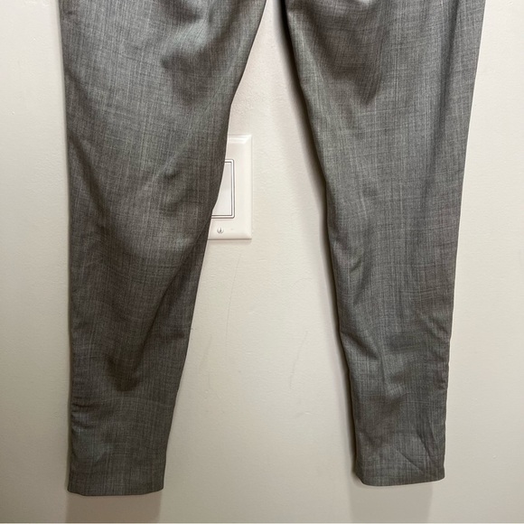Stella McCartney Grey Wool Trouser Pants Ankle Zipper Size Medium - Picture 10 of 10